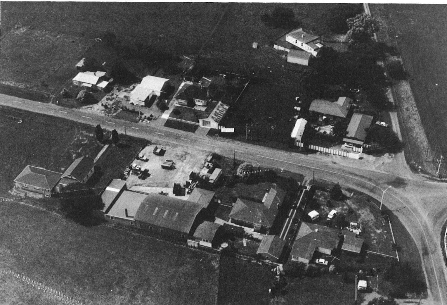 block of land with houses