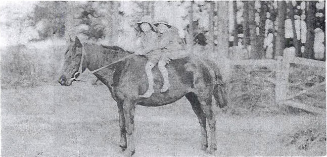 Jack Ranstead and Jack Swarbrick on their way to their first day at School 1919