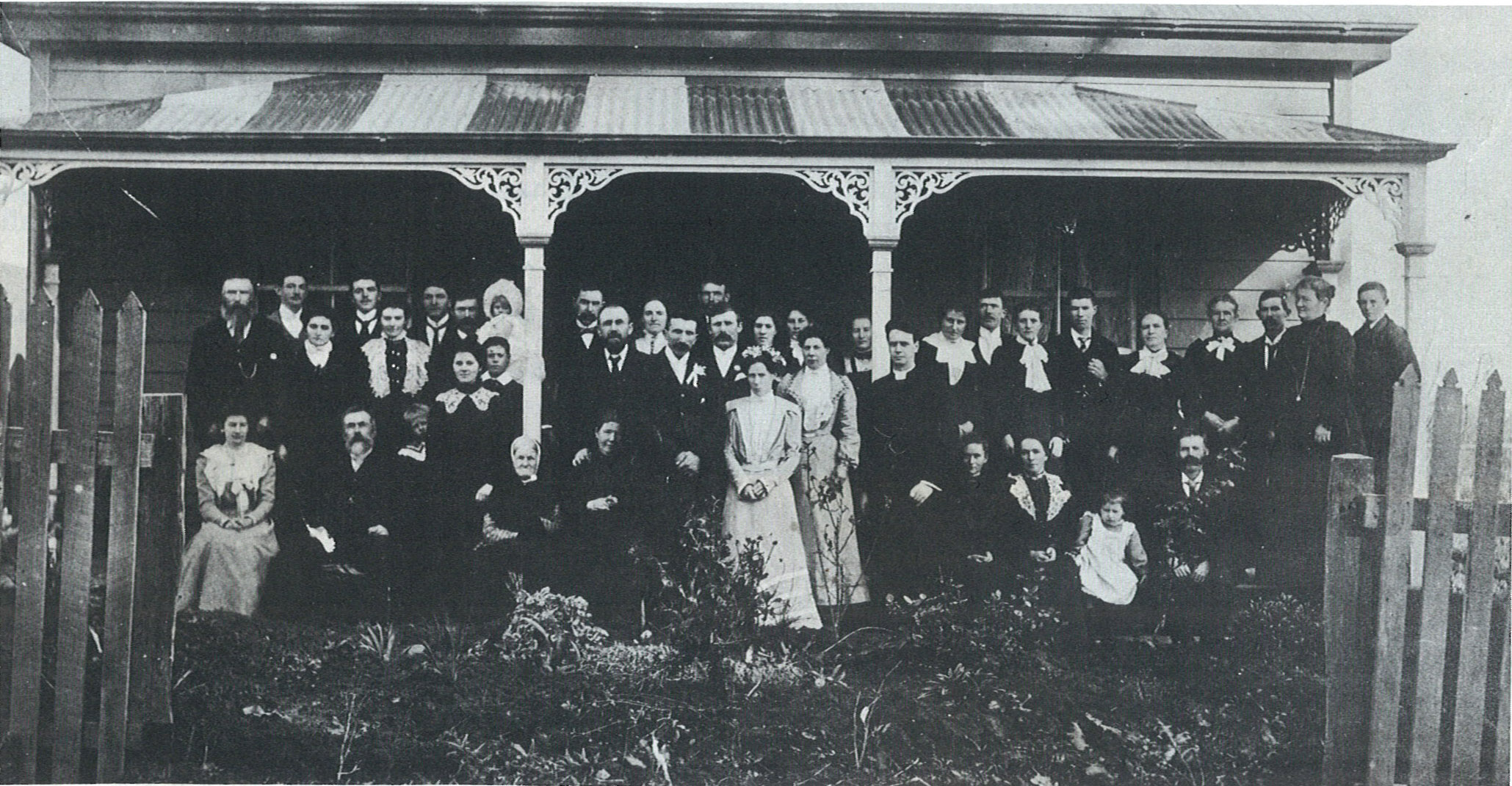 A Shaw Family Wedding about 1895.