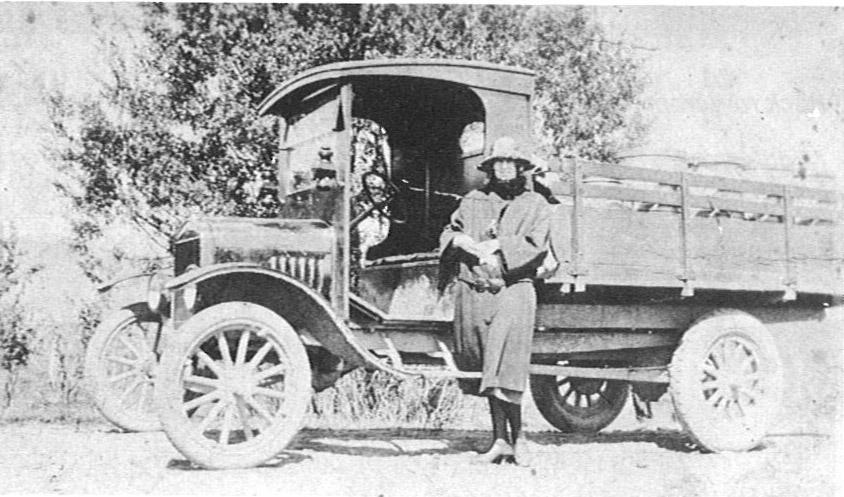 W. N. Goodare's truck for carting cream, mid-1920's.